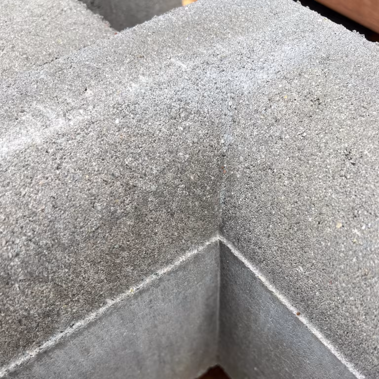 90° inwendig KOMO grijs