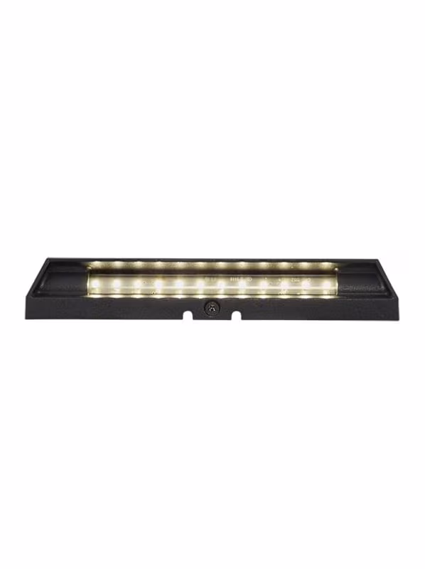 In-lite Wedge Slim met ledstrip van bovenaf op witte achtergrond