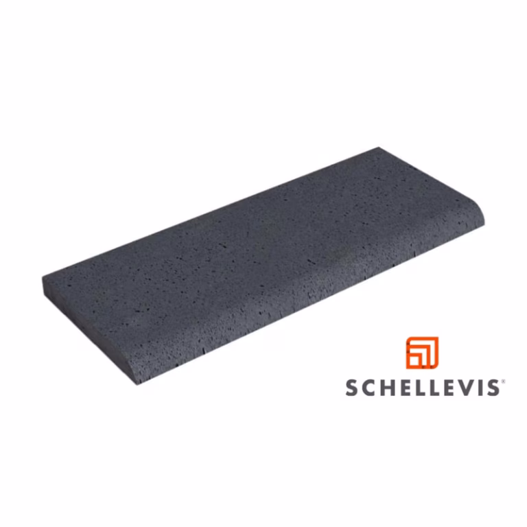 Schellevis Oudhollandse zwembadrand 100x40x5 cm Antraciet