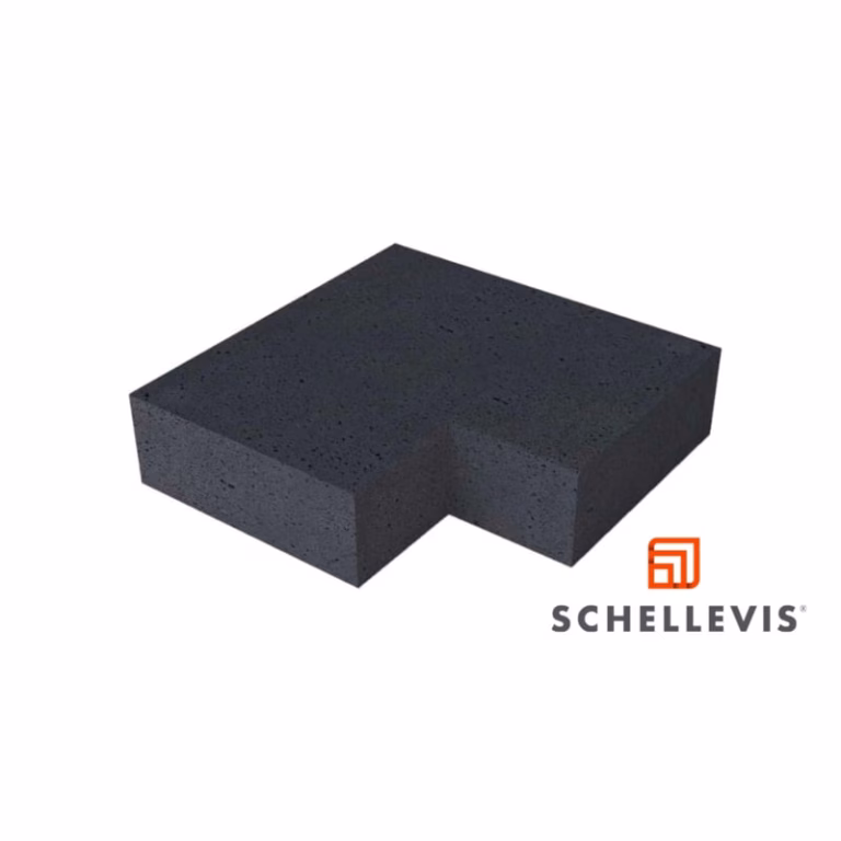 Schellevis traptrede binnenhoek blok Carbon 40x20