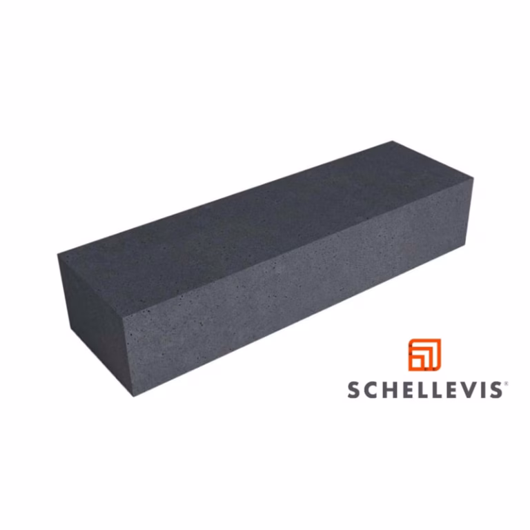Schellevis Zitelement Recht Optioneel Sokkel 200x60x40 Antraciet