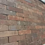 Showroomstaal Carpo getrommelde klinkers UWF60 in rood, bruin en grijs verband