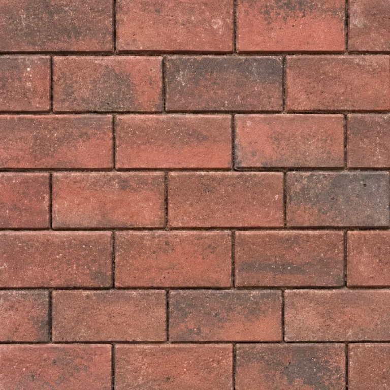BSS 8 cm KOMO rood genuanceerd met deklaag
