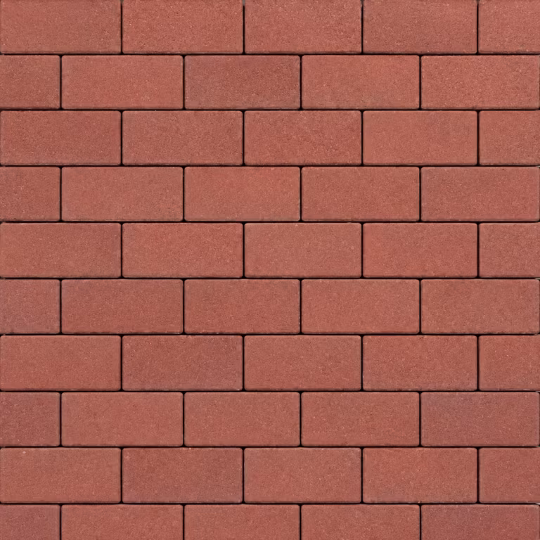 BSS 8 cm KOMO rood met deklaag betonklinker