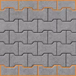 Begin _ eind H-profielstenen 8 cm antraciet met facet