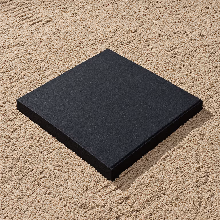 Betontegel 50x50x4 zwart MF