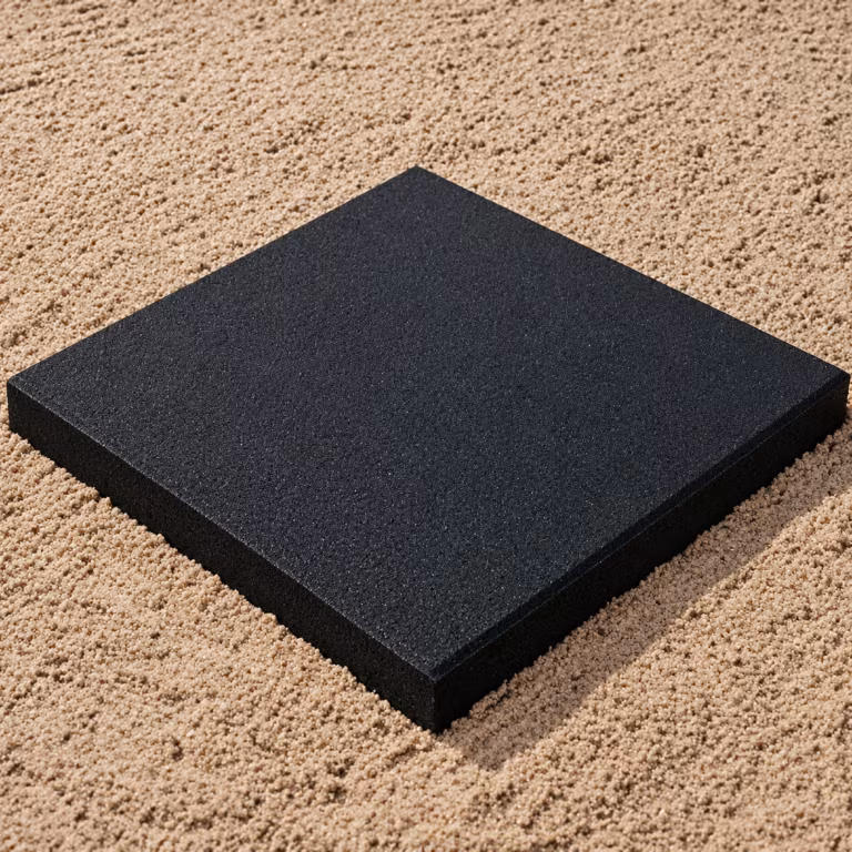 Betontegel 50x50x6 Antraciet Groot Facet