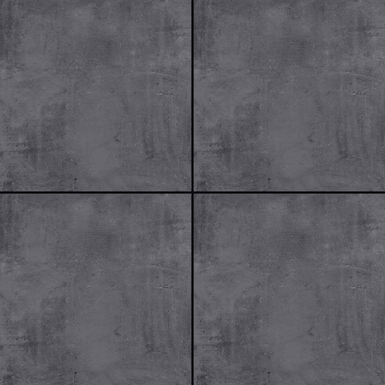 Ceramaxx Puzzolato Nero 60x60x3cm