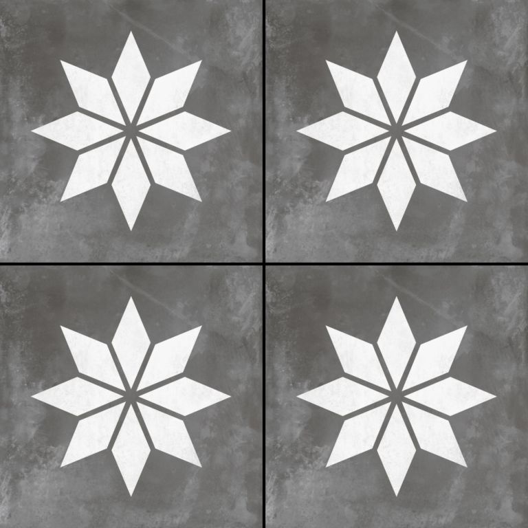 GeoCeramica 60×60 Concreet Blooming Black Base