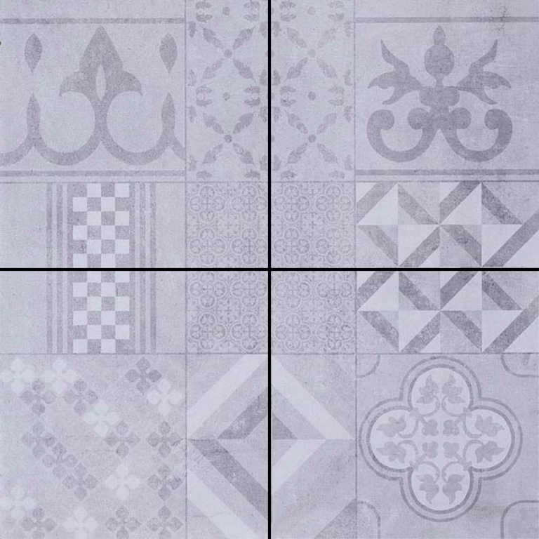 GeoCeramica 60×60 Design Mosaik Grey tegel