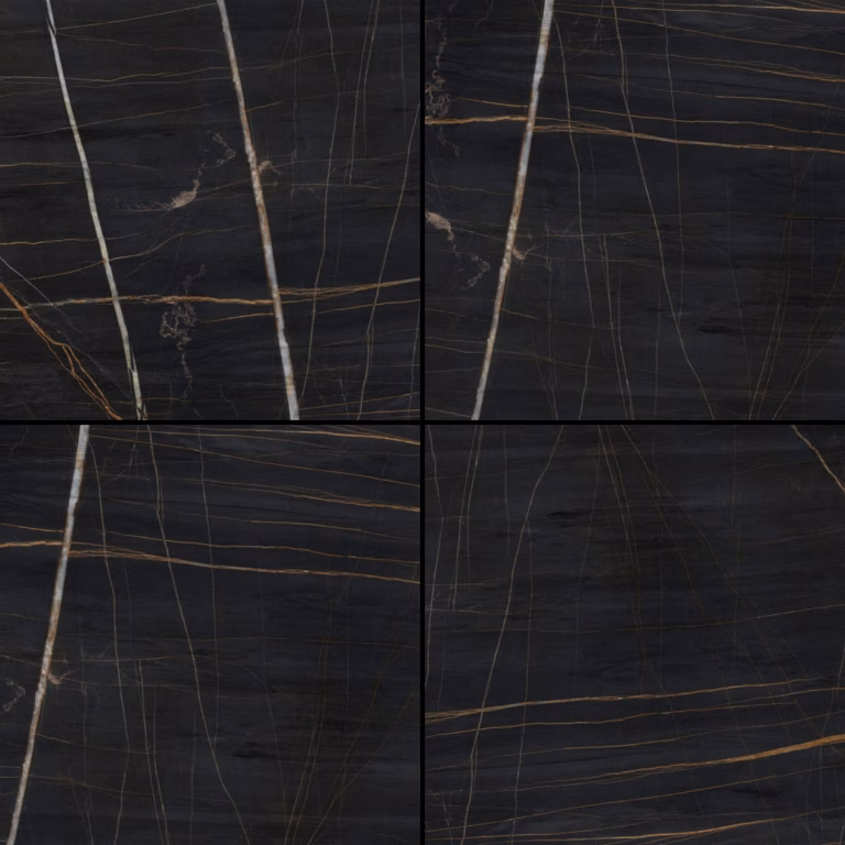 GeoCeramica 60×60 Mus Art Saint Laurent Noir