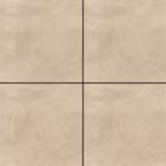 Vier GeoCeramica 60x60 Patch-Plus Beige tegels met voeg, zandbeige betonlook