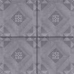 GeoCeramica 60×60 Symbol Block Black