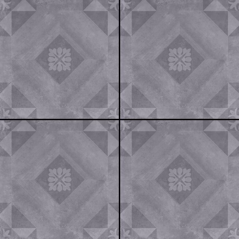 GeoCeramica 60×60 Symbol Block Black