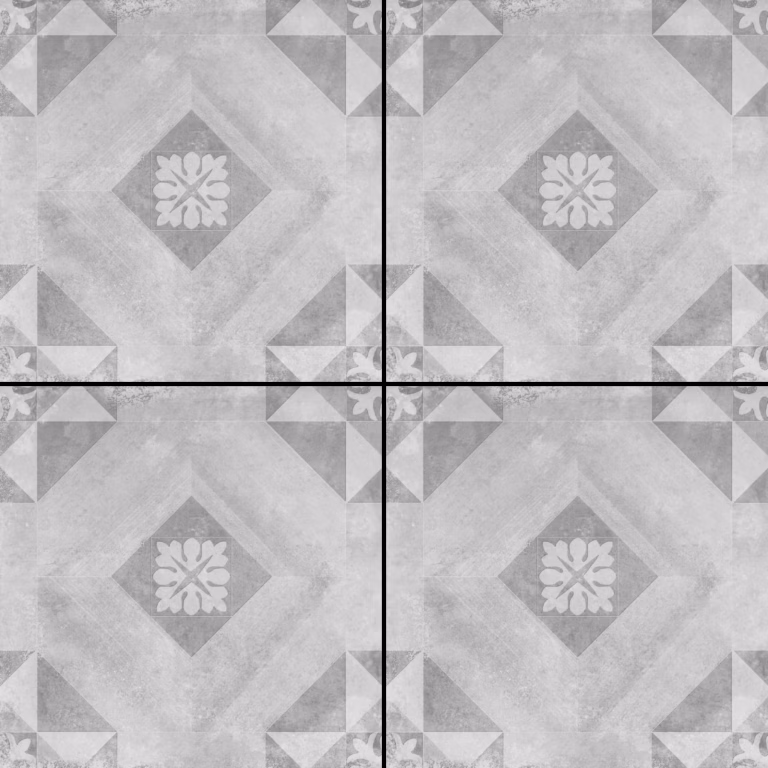 GeoCeramica 60×60 Symbol Block Smoke
