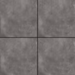 Vier GeoCeramica Uros Plus Tar 60x60 tegels met voeg, donkergrijze betonlook