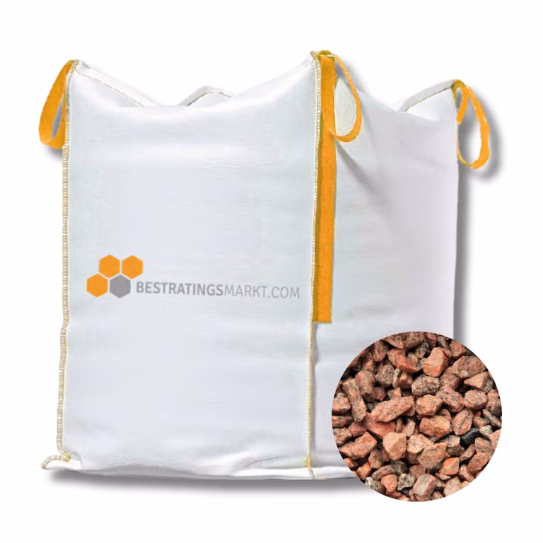 Graniet Split rood 8-16 mm bigbag 1000KG split grijs 8-16 mm 1000KG