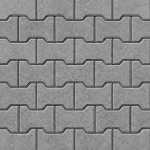 H-profielstenen 8 cm grijs met facet