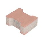 H profielstenen 8 cm rood met facet (2)