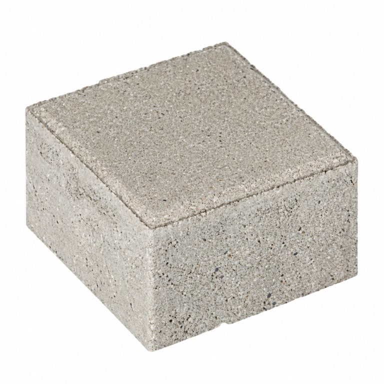 Halve betonklinker 8 cm grijs