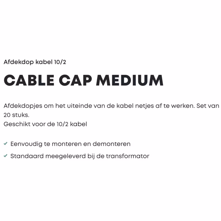 In Lite Cable Cap Medium (2)