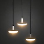 In lite Sway Pendant Triple Pearl Grey 100-230V
