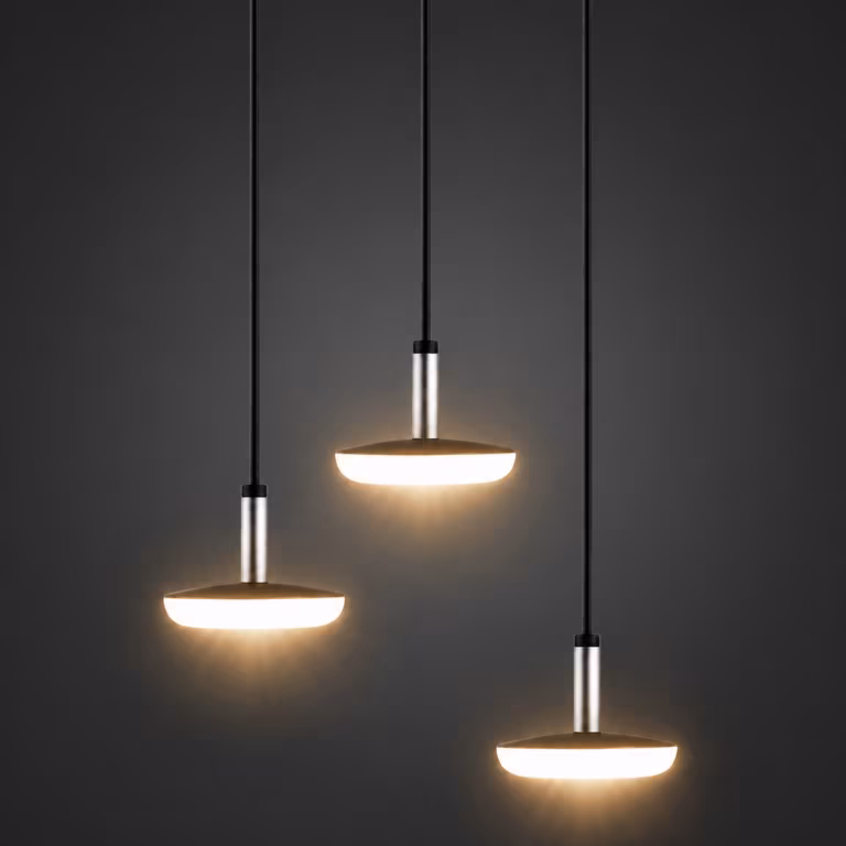 In lite Sway Pendant Triple Pearl Grey 100-230V