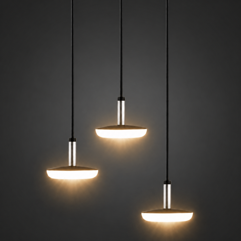 In lite Sway Pendant Triple Pearl Grey 100-230V