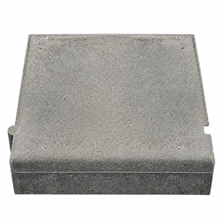 Inritband 10/20x45x50cm midden grijs