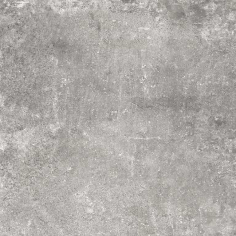 Close-up structuur van GeoCeramica Palanta Plus Smoke 60x60 tegel, grijs gevlekt