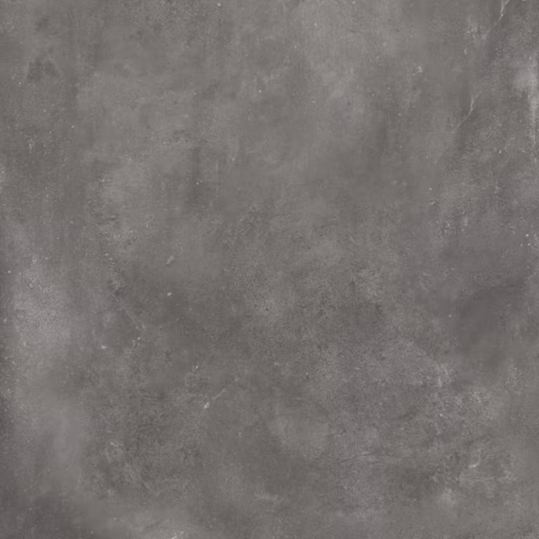 Close-up structuur van GeoCeramica Uros Plus Tar 60x60 tegel, donkergrijze betonlook