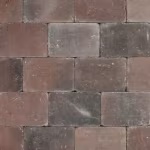 Metro Trommelsteen 15x20x6 Rood Genuanceerd