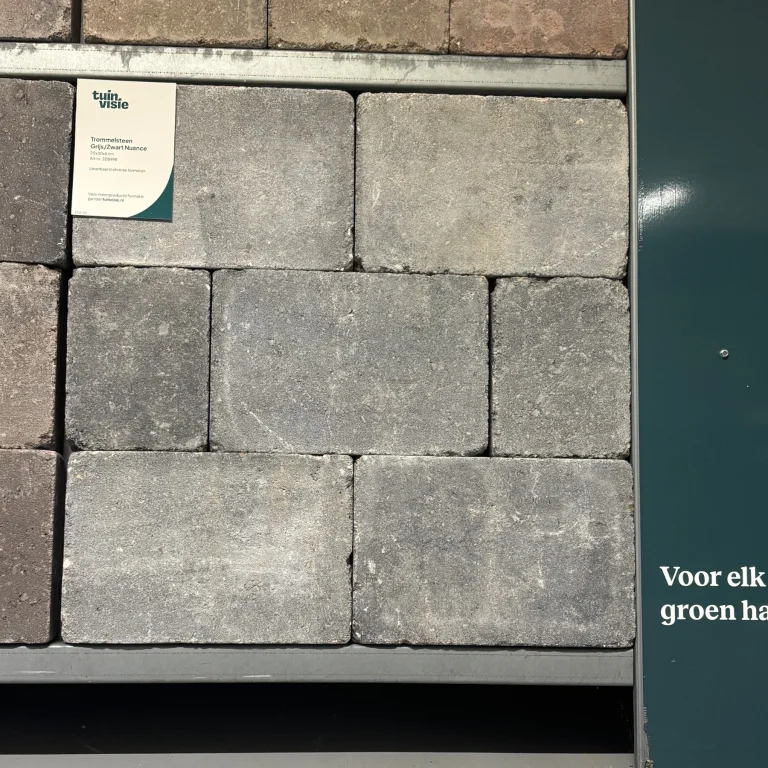 Metro Trommelsteen Grijs_Zwart Nuance 20x30