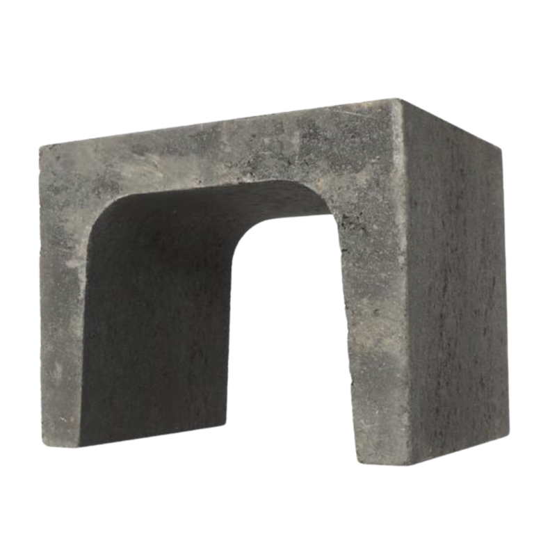 U element beton antraciet zwart