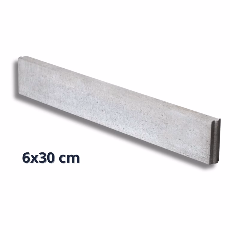 Opsluitband Grijs 6x30x100 cm