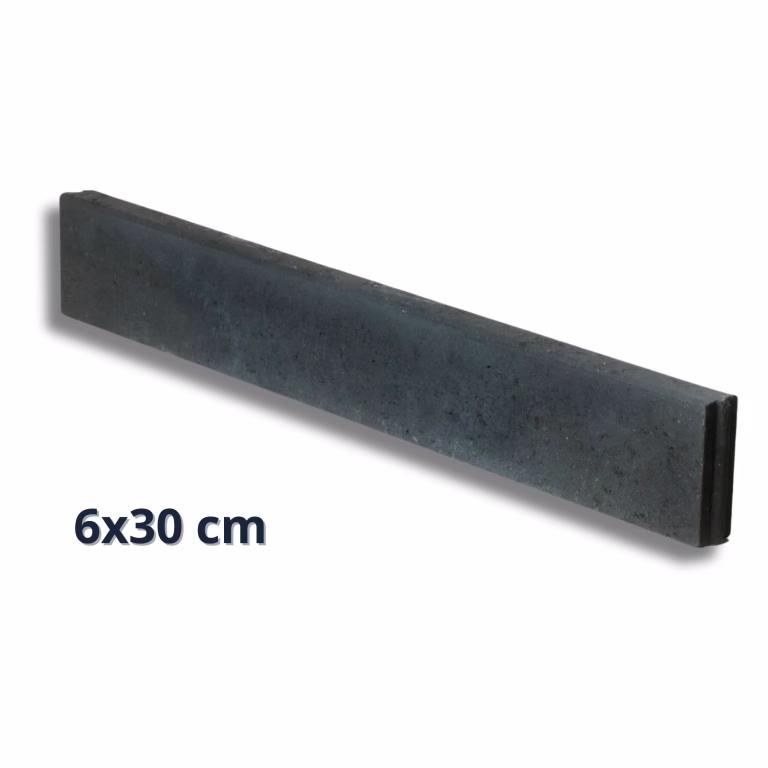 Opsluitband Zwart_Antraciet 6x30x100 cm
