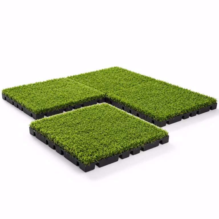 Rubber kunstgras tegel naturel look 50×50