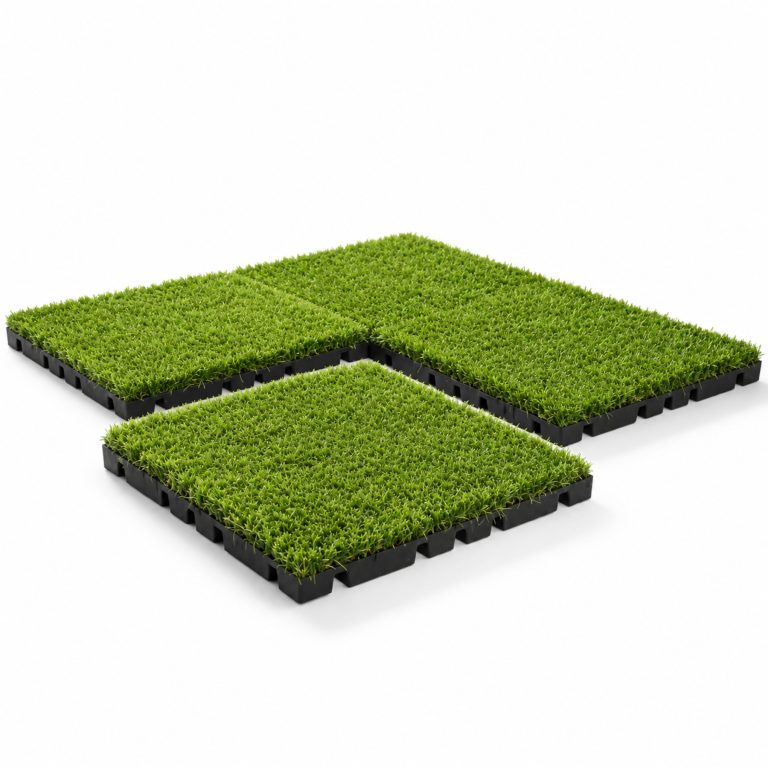 Rubber kunstgras tegel naturel look 50×50