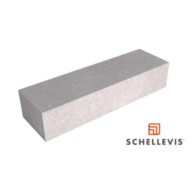 Schellevis Zitelement Recht Optioneel Sokkel 200x60x40 Grijs