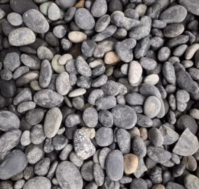 Beach pebbles 8-16 mm Black zakgoed