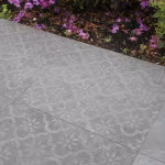 Solido Ceramica Disegno Antracite Decor 90x90x3 keramiek