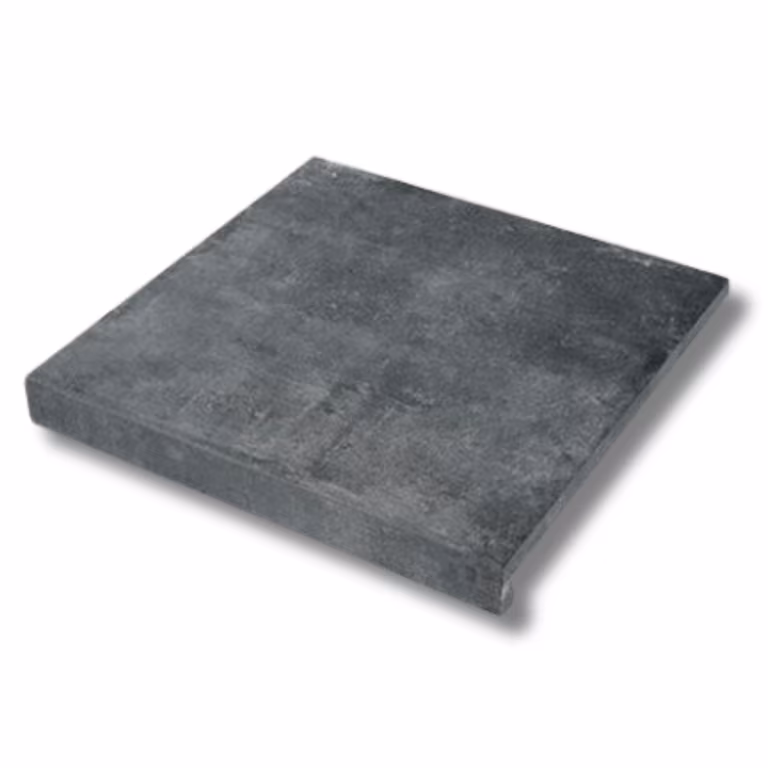 Solido Ceramica keramiek Randtegel Cemento Black 60x60x3 R