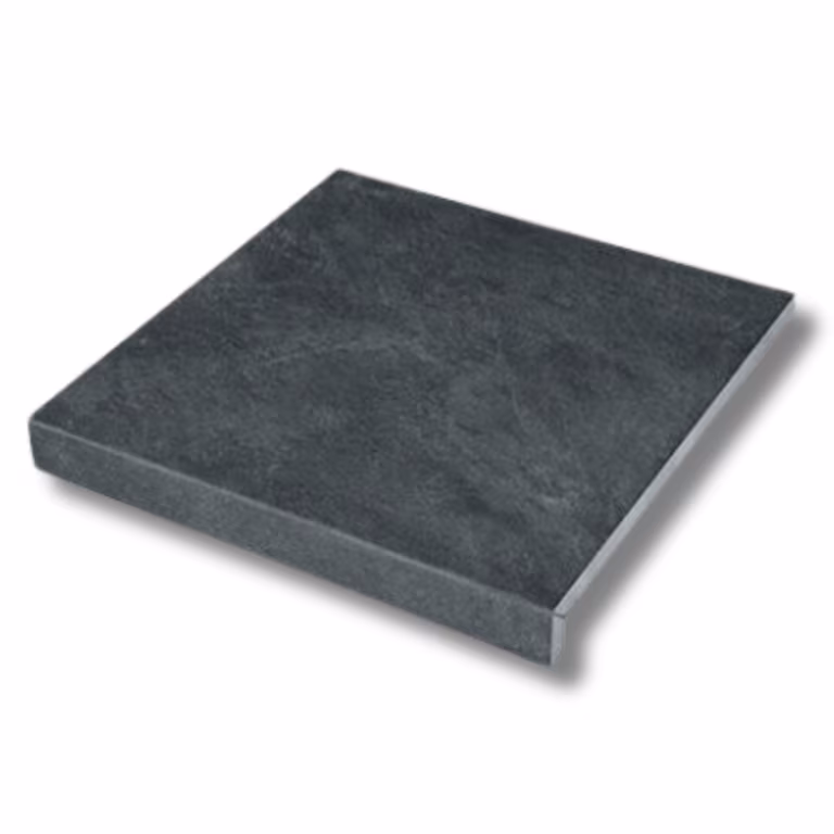 Solido Ceramica keramiek Randtegel Slate Black 60x60x3 R
