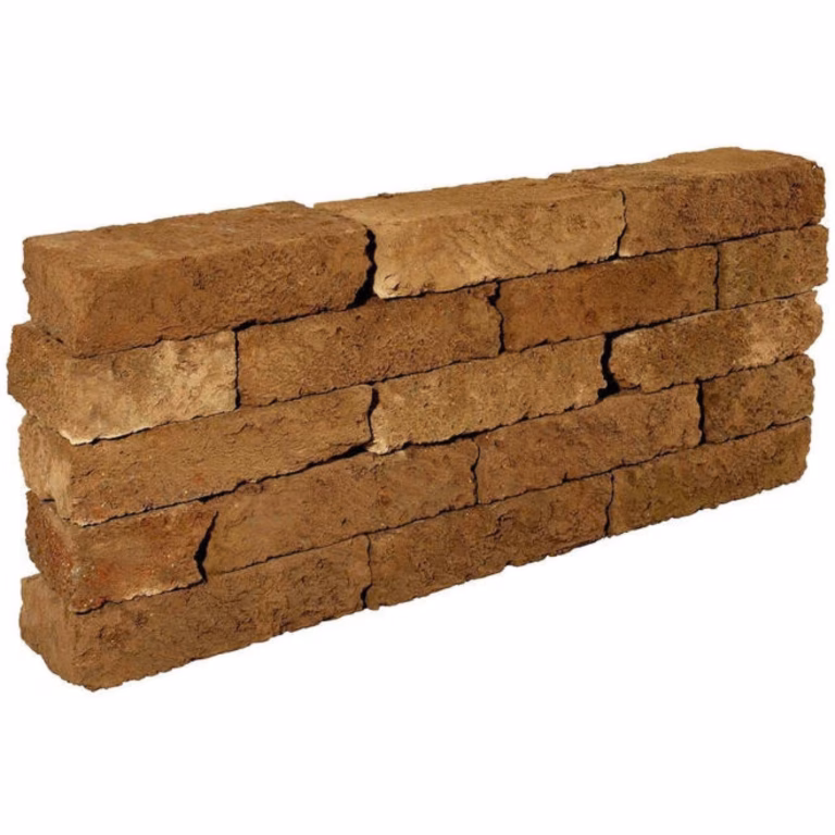 Stapelblok Tufsteen 37x15x11 bruin geel