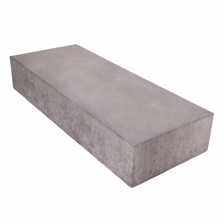 Traptrede massief 100x40x18 Grijs