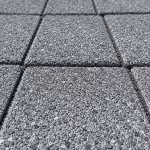 Uitgewassen BSS 8 cm KOMO zwart met deklaag betonklinker