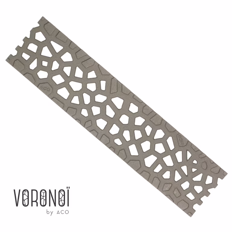 ACO sleufrooster Gietijzer Voronoi Quartz 50 cm