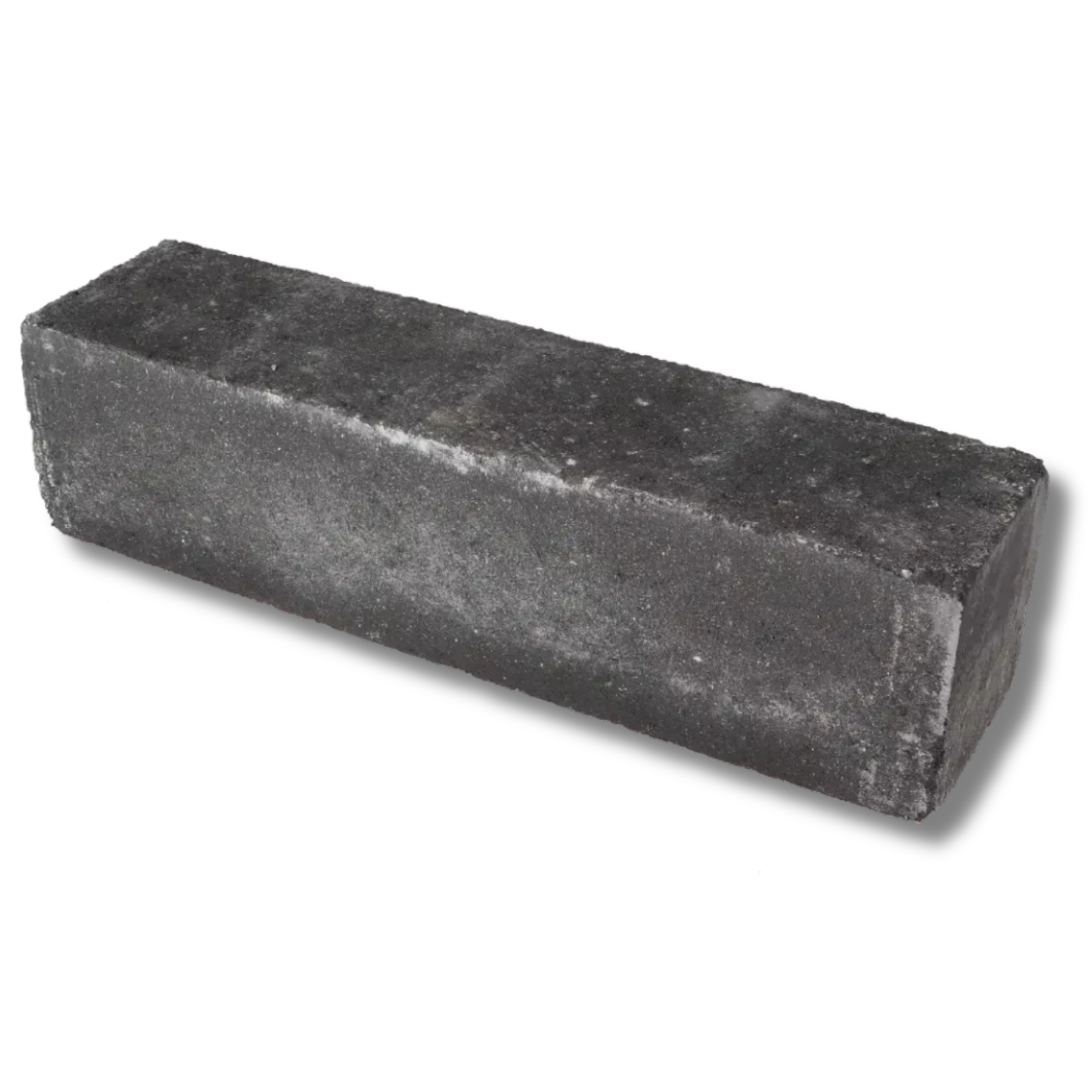 Wallblock Old 15x15x60 cm Antraciet - Getrommelde Stapelblokken