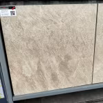 Showroomstaal Ceramaxx Andes Gold 60x60x3 met label en QR-code