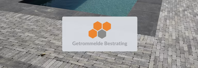 Getrommelde Bestrating perfect verwerkt in jouw tuin.